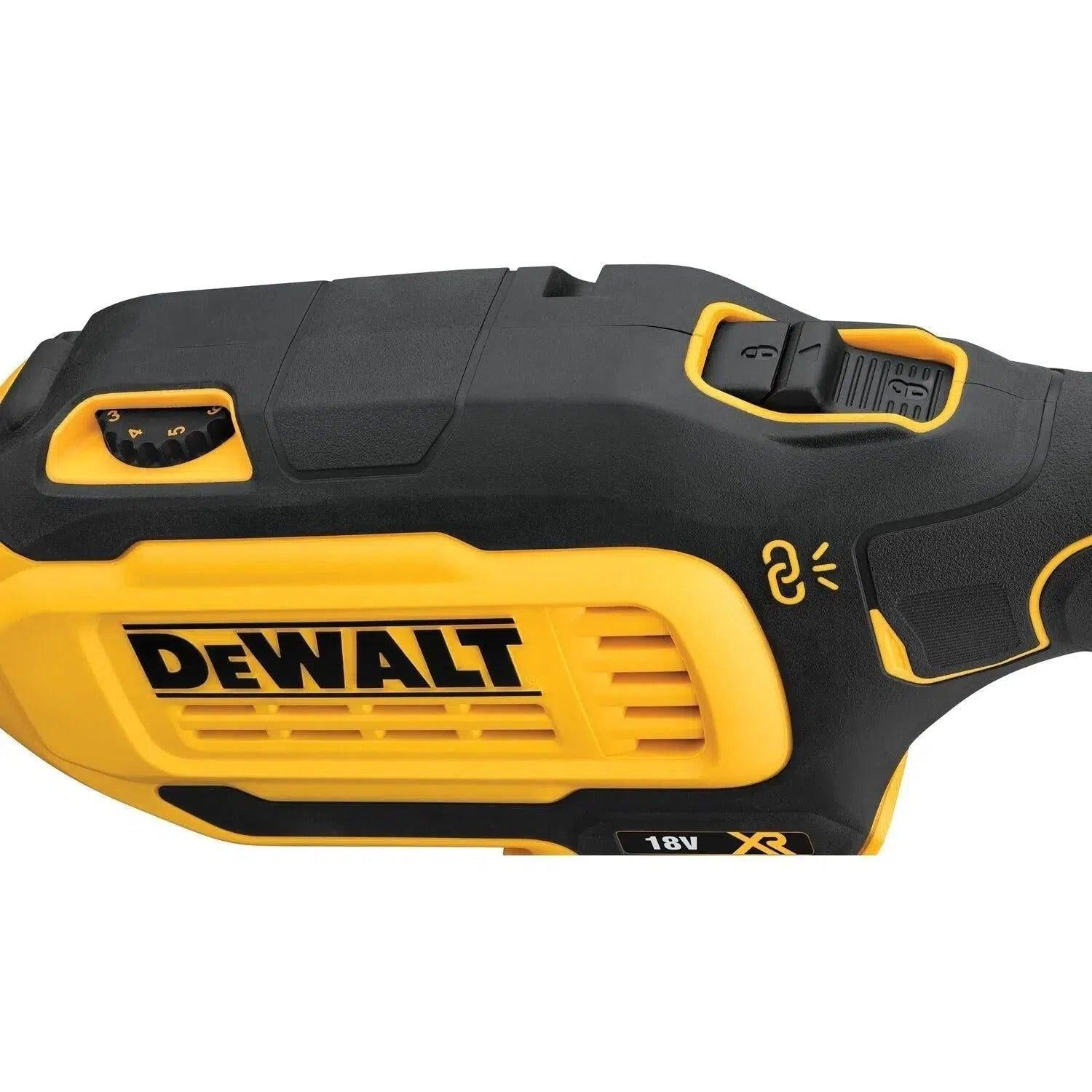 DeWALT DCE800T2 Accu langnek schuurmachine 18V XR   6.0Ah XR FlexVolt accu's