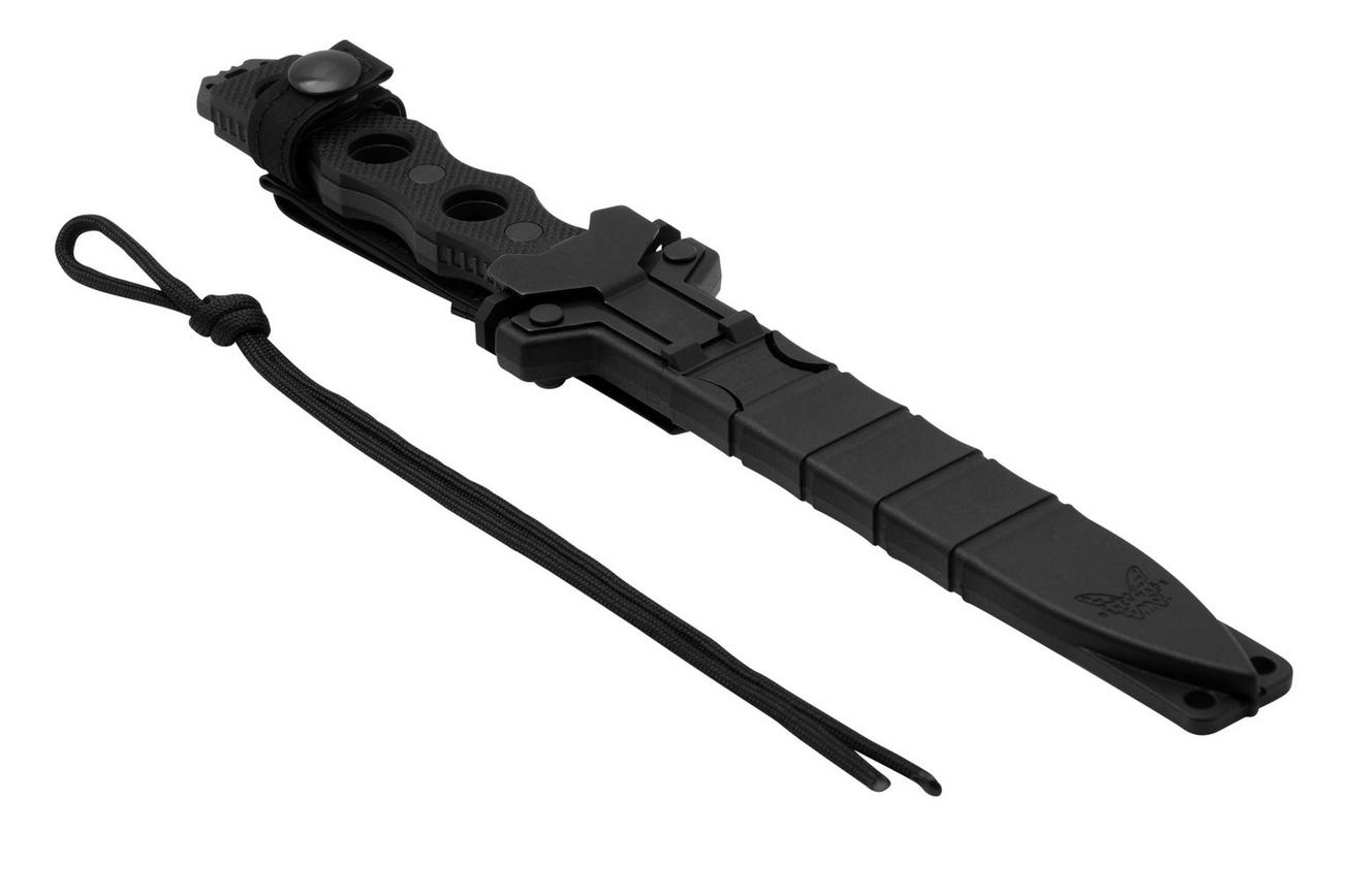 Benchmade SOCP Black 185BK CPM 3V vaststaand mes, Greg Thompson design