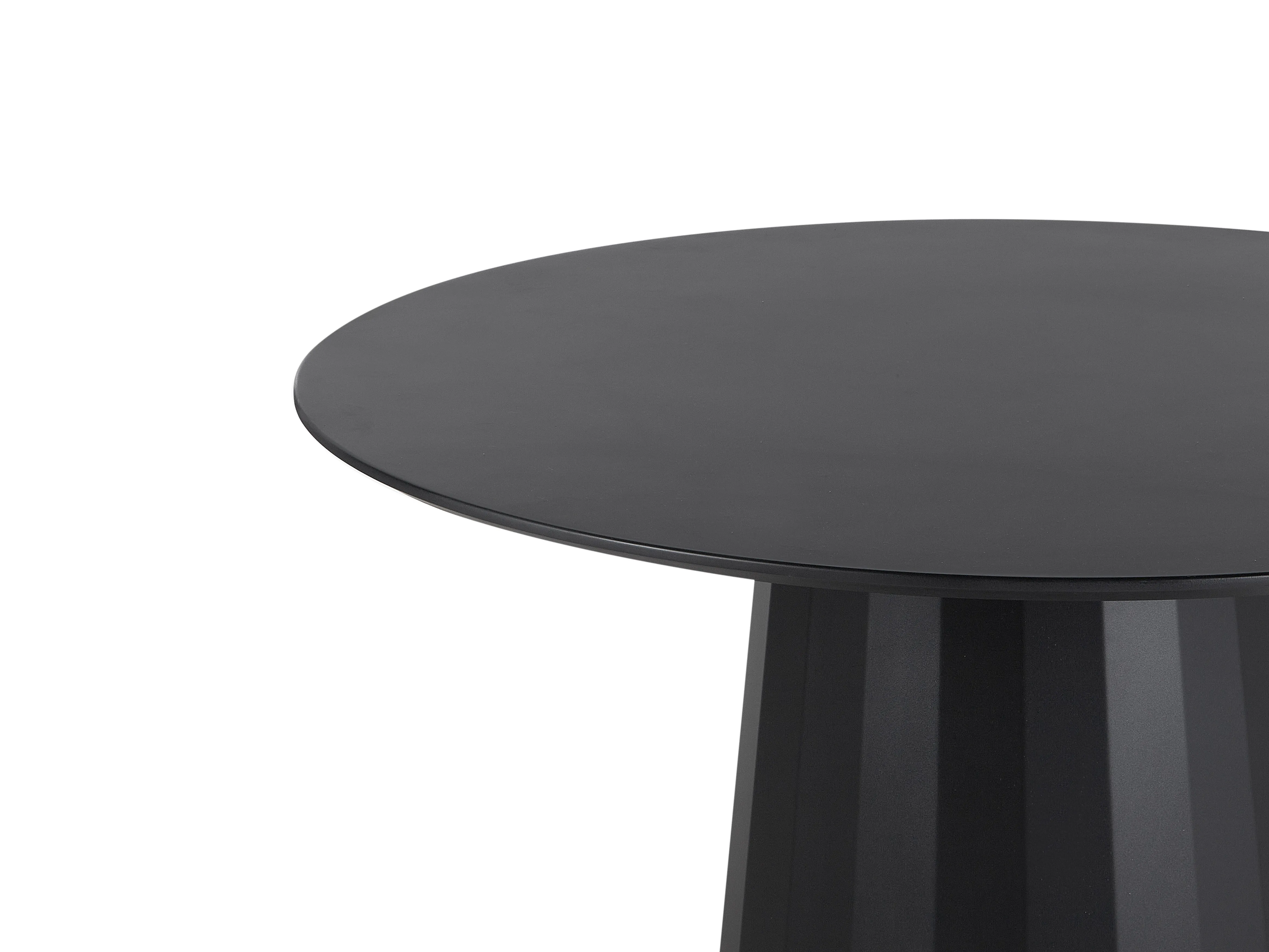 Eettafel PLATO Zwart 100 cm Metaal 100 cm