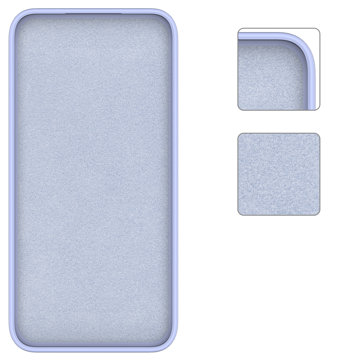 Samsung Galaxy S24 FE Silikon Case Hülle mit Kameraschutz   Handschlaufe - Lila