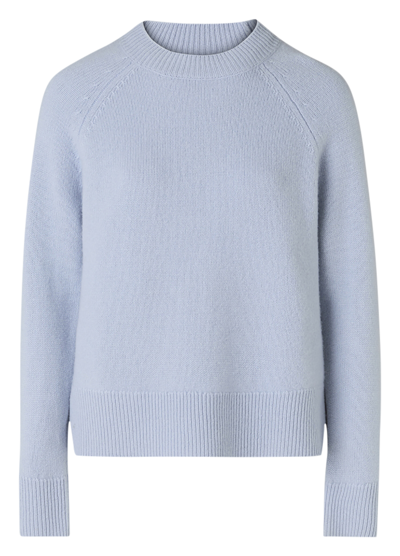 NEONA - Pull droit col rond en cachemire | Bleu