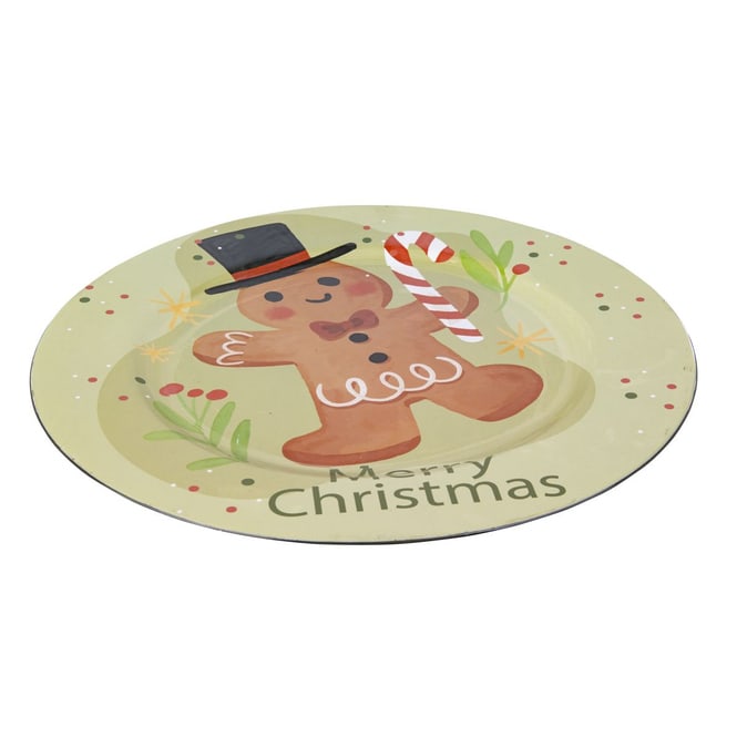 Plätzchenteller - Merry Christmas - Ø ca. 33 cm - 1 Stück