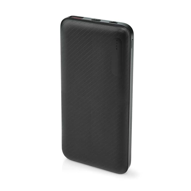 Nedis Powerbank | 10000 mAh | 1.5 / 2.0 / 3.0 A | Antal output: 2 | Output tilslutning: 1x USB-A / 1x USB-C™ | Input forbindels: 1x Micro USB / 1x USB-C™ | PD2.0 18W | Lithium-polymer