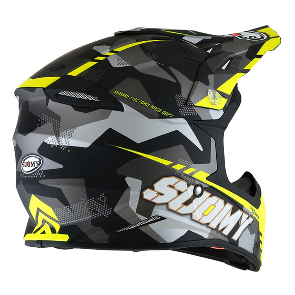 Suomy - Casque X-Wing Jetfighter Noir / Gris / Jaune / Mat