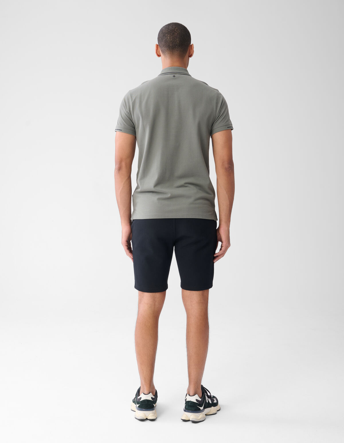 Pique Logo Short Zwart