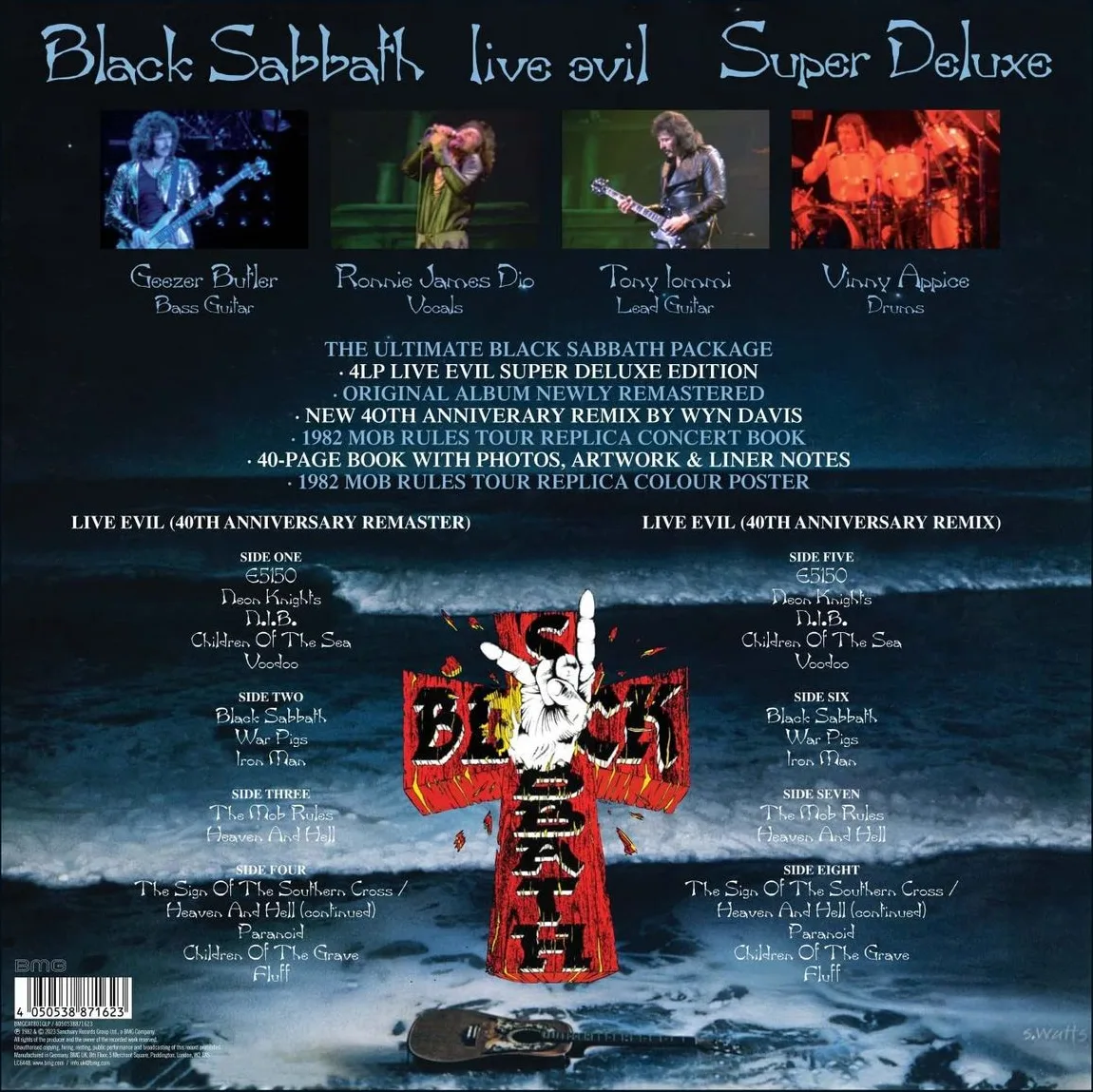 Black Sabbath - Live Evil (Édition Super Deluxe) (4 LP) Disques vinyle Pop Rock
