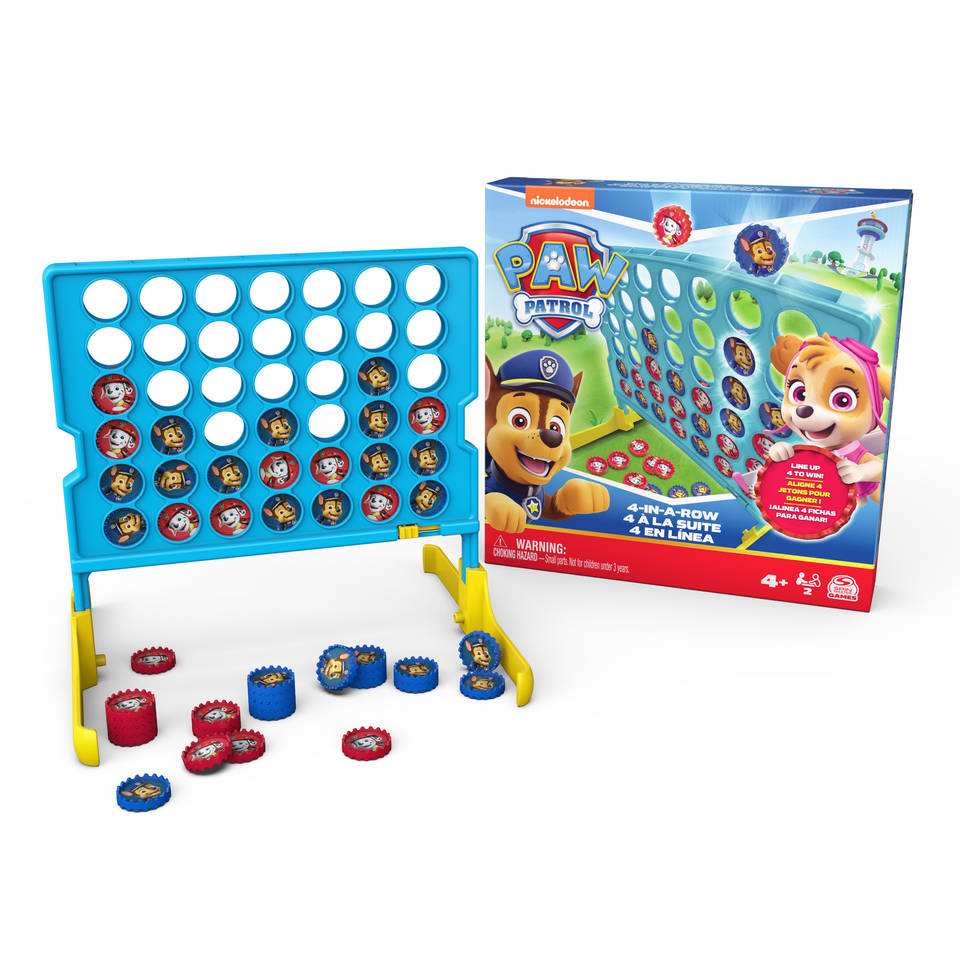 PAW Patrol vier op een rij