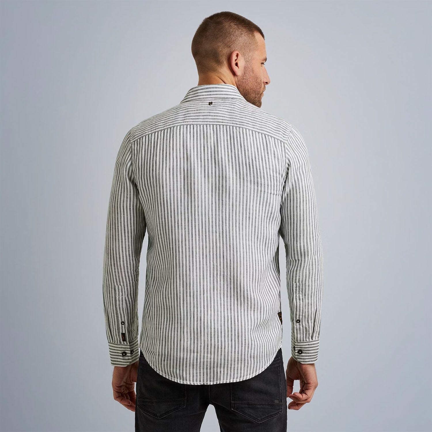 PME Legend  LONG SLEEVE SHIRT 100% LINEN