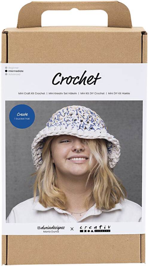 Creativ Company DIY Kit Hækle, Chunky bøllehat