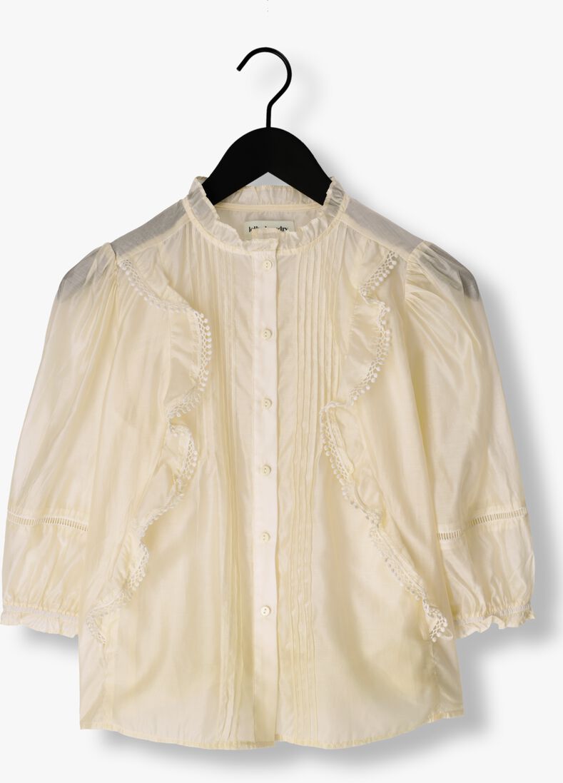LOLLYS LAUNDRY ecru lollys laundry blouse vidall shirt 3/4