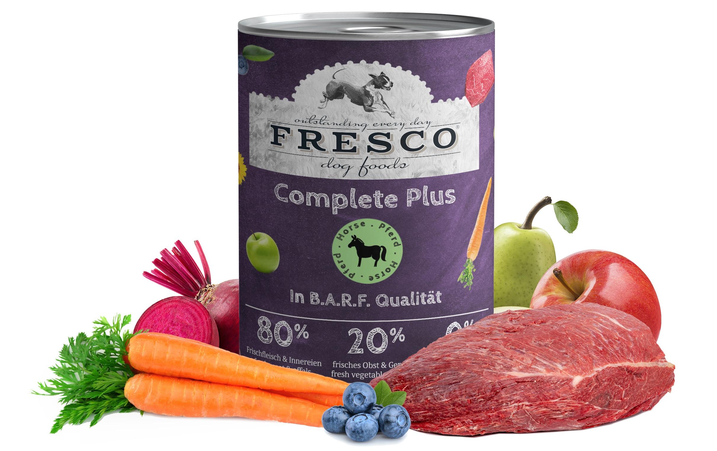 Nassfutter Complete Plus Pferd 400 gAlleinfuttermittel für Hunde