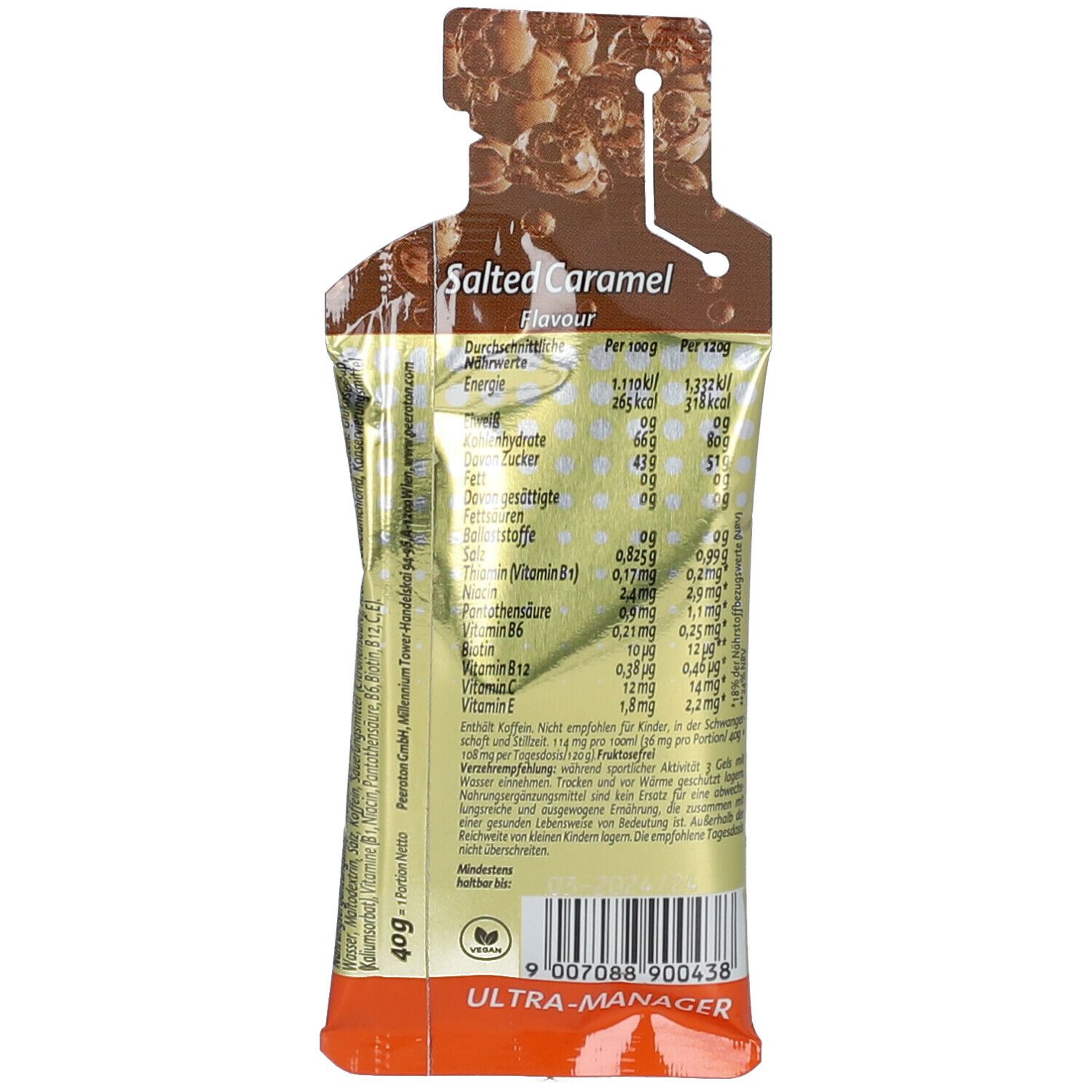 peeroton® Energizer Ultra Gel Salted Caramel