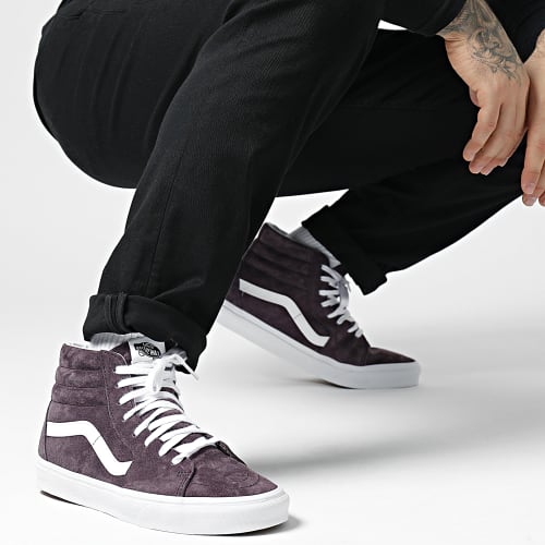 Baskets Montantes Sk8 Hi A5JMJBEF1 Suede Wine Tasting