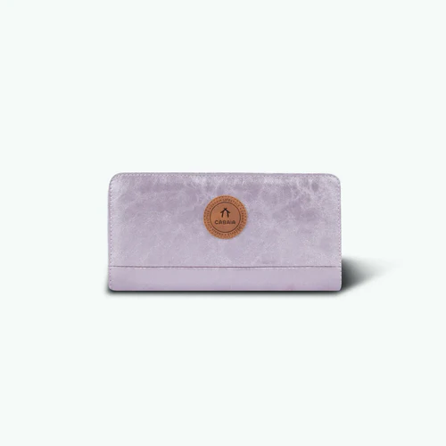 Portefeuille Large Capri lilas