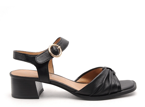 Caprice nu pieds talons femme 28213 noir