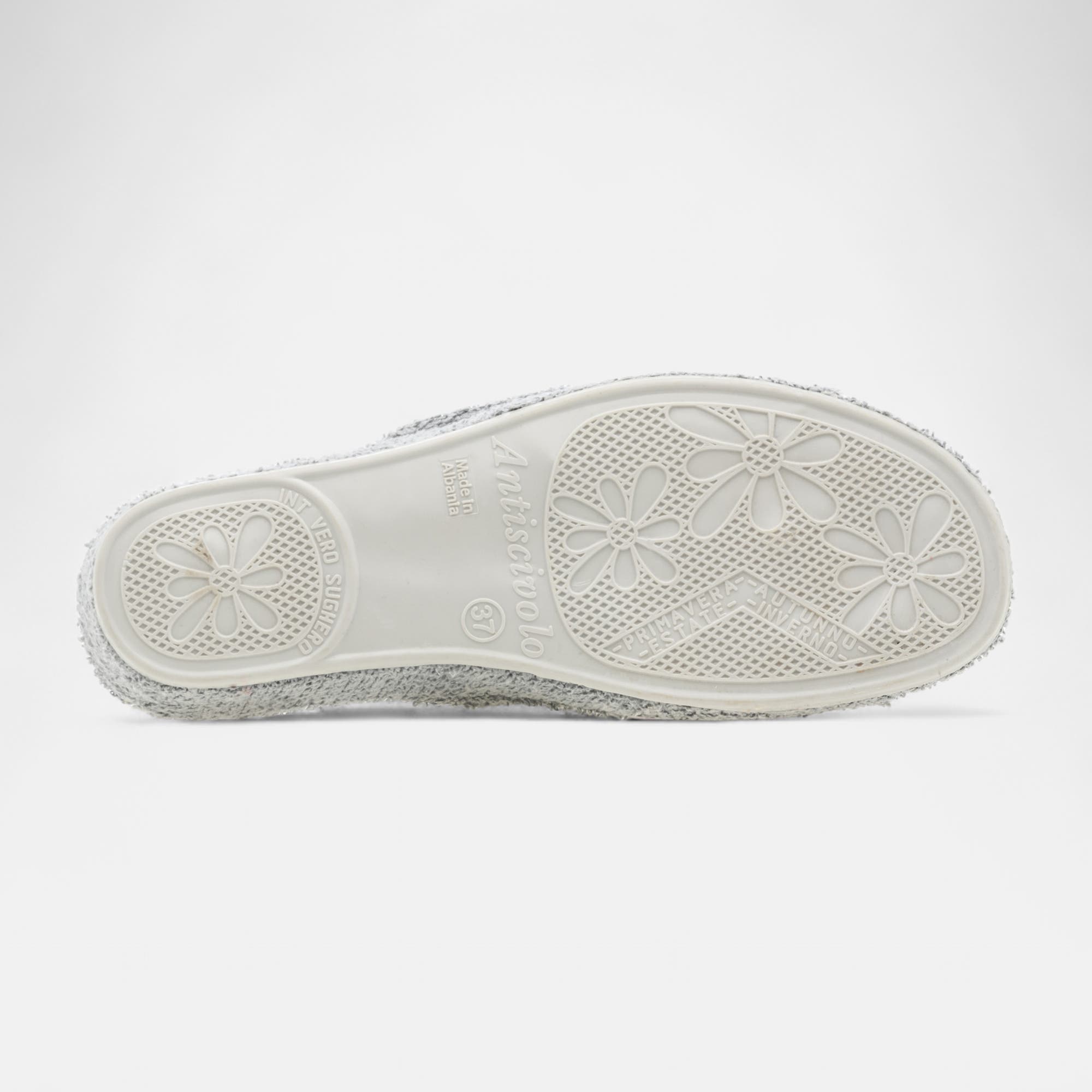 Pantoufles mules Femme gris