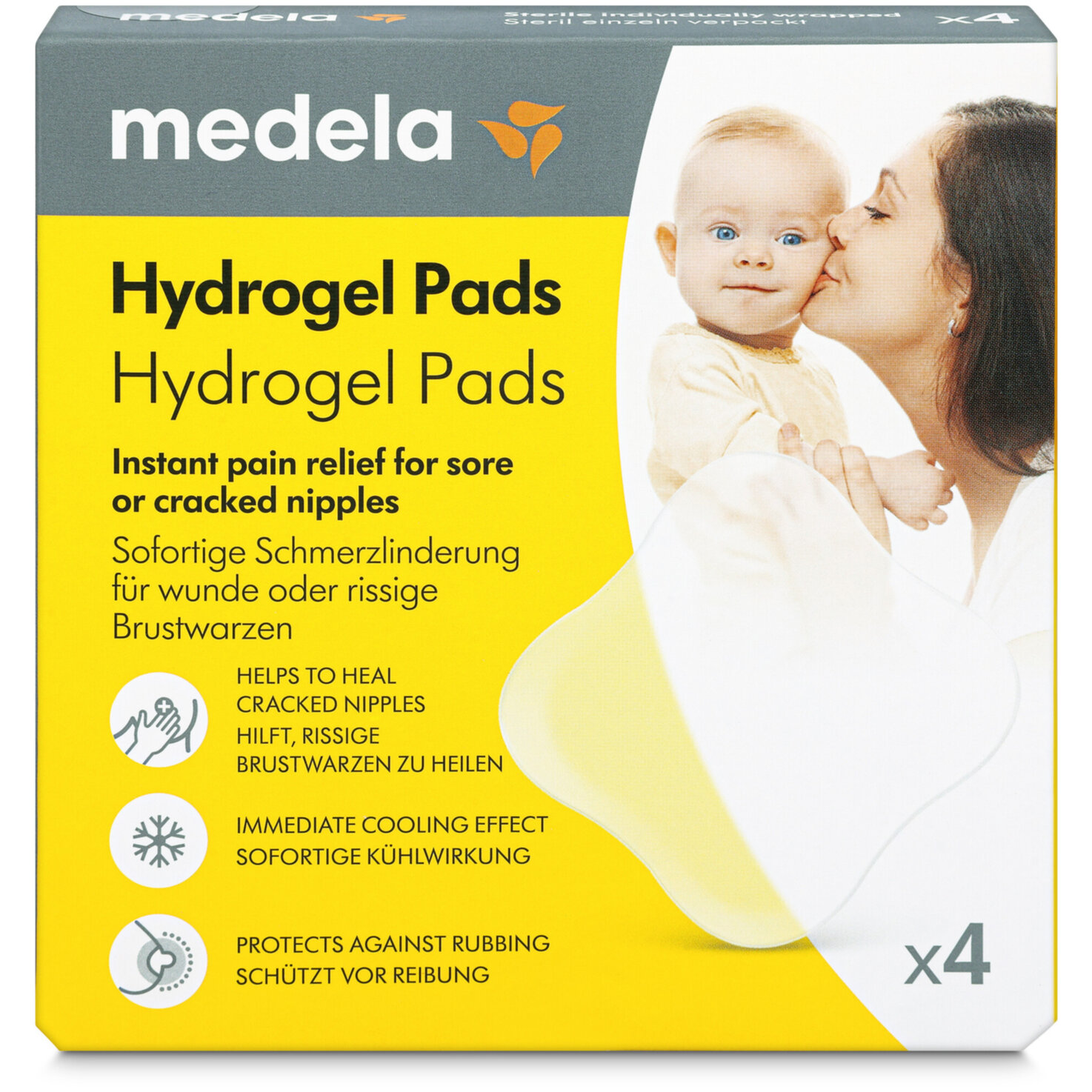Medela Hydrogel Pads 4 Stück