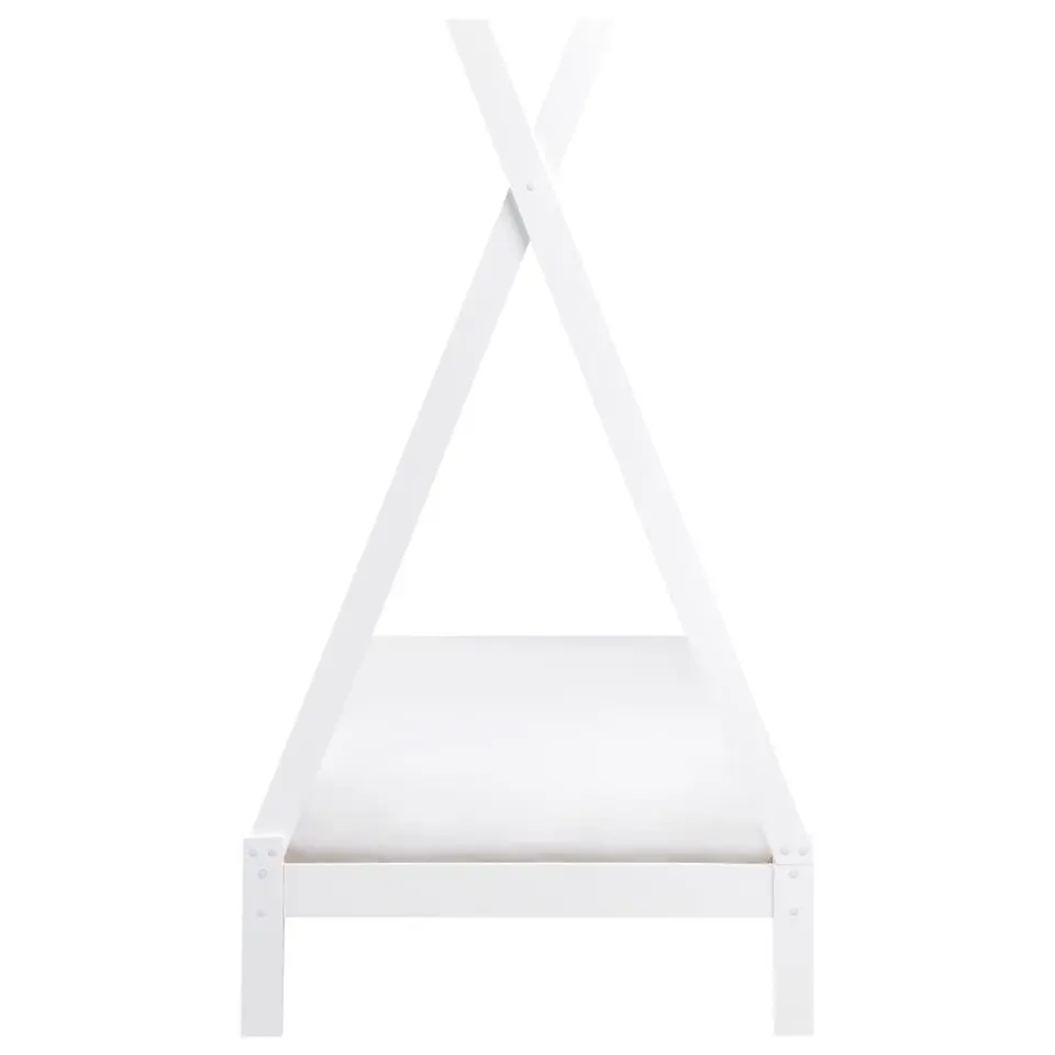 DEVAY - Kinderbed - Wit - 90 x 200 cm - Grenenhout