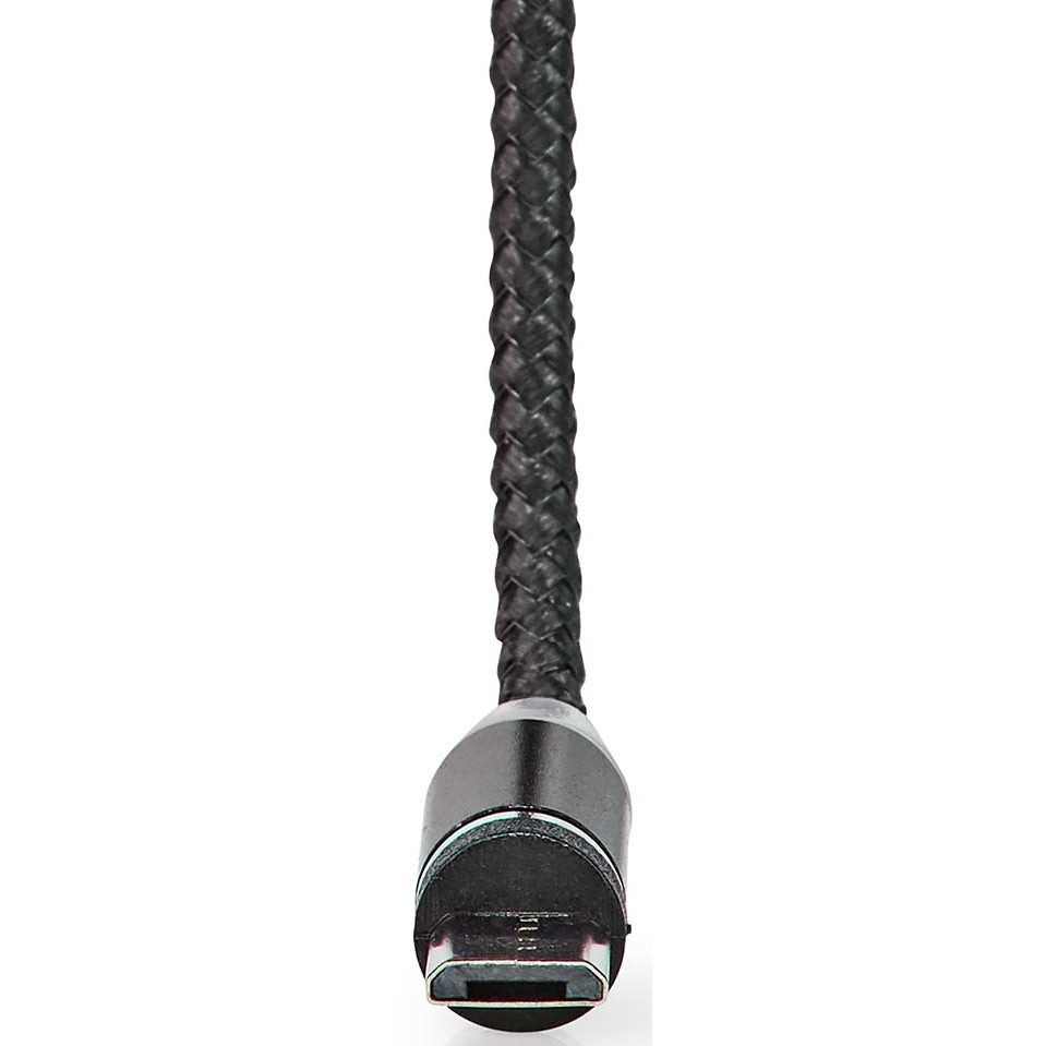 Nedis USB 2.0 kabel USB-A / USB micro-B male / USB-C male
