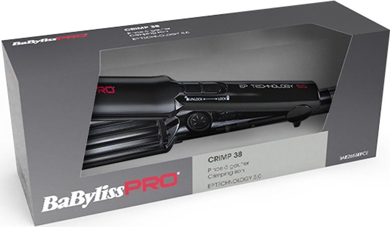 BaByliss BAB2658EPCE - Wafeltang - Zwart - EP Technology 5.0
