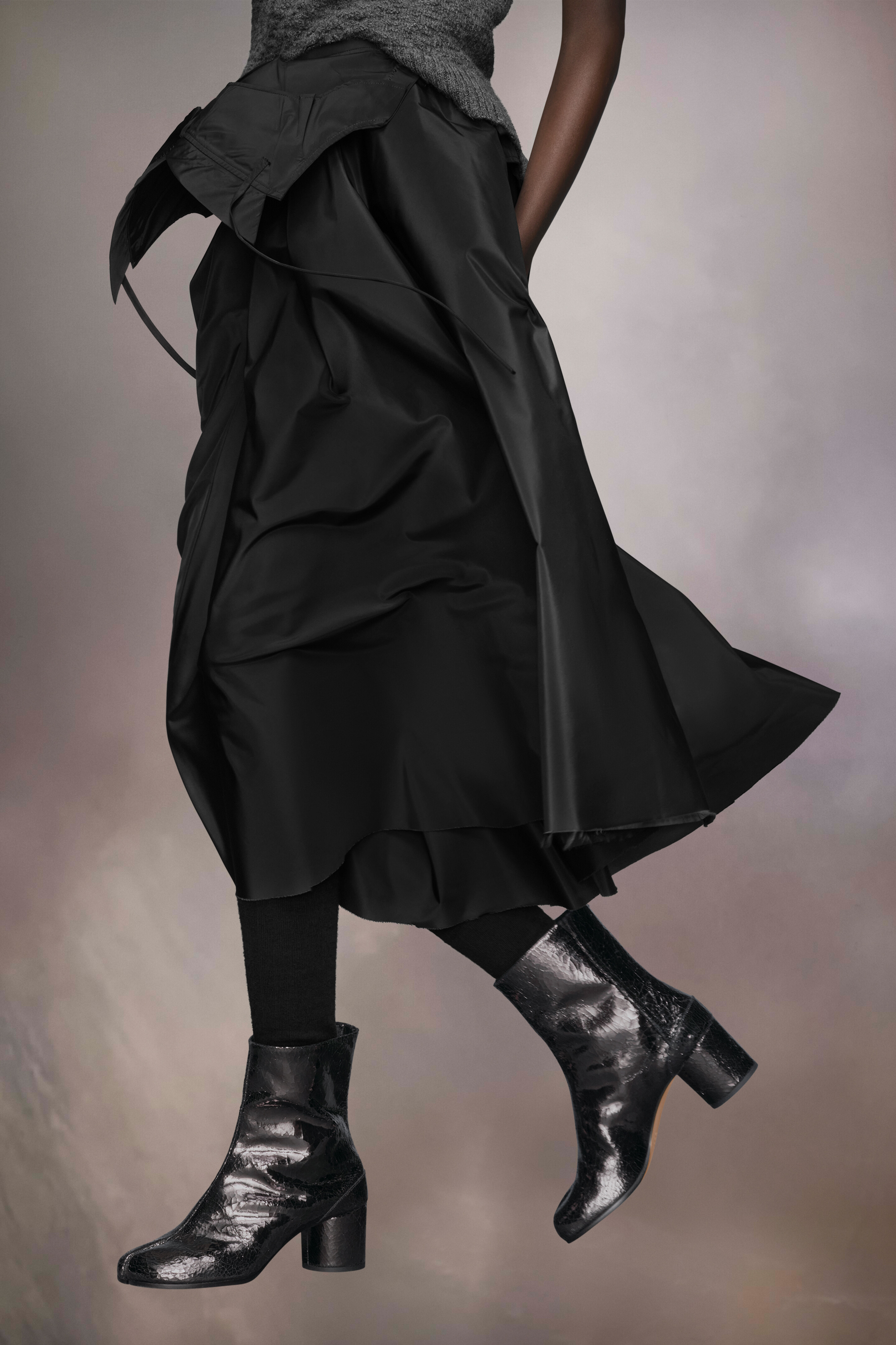 Bottes Tabi Broken mirror Gris foncé