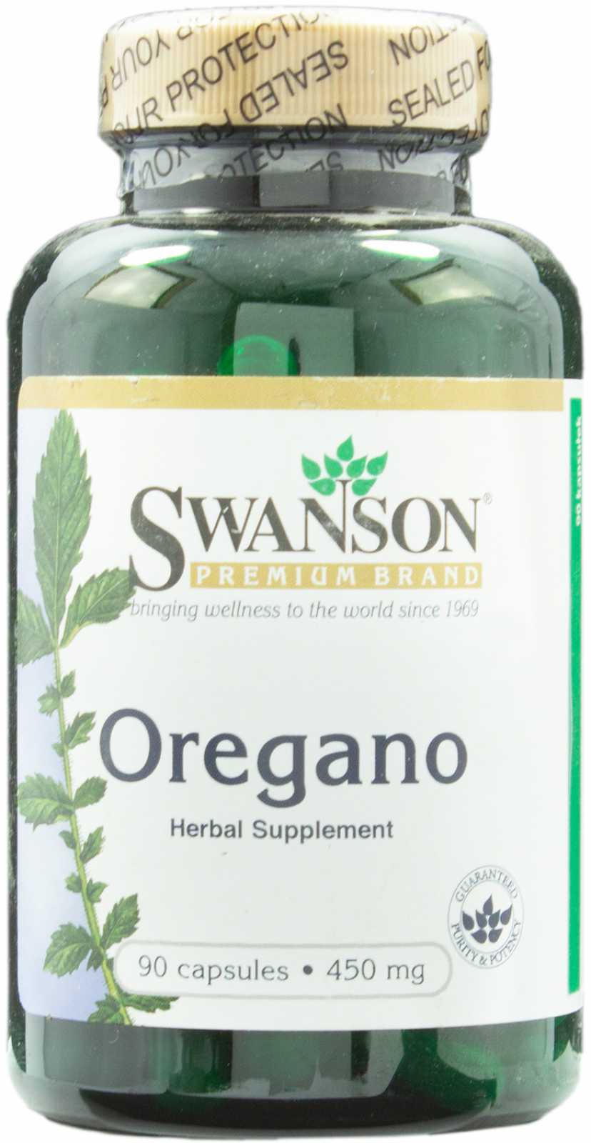 Swanson Orégano 450 mg 90 cápsulas