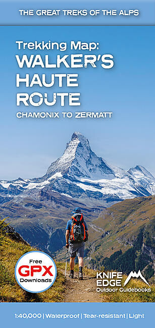 ALPS WALKER'S HAUTE ROUTE TREKKING MAP
