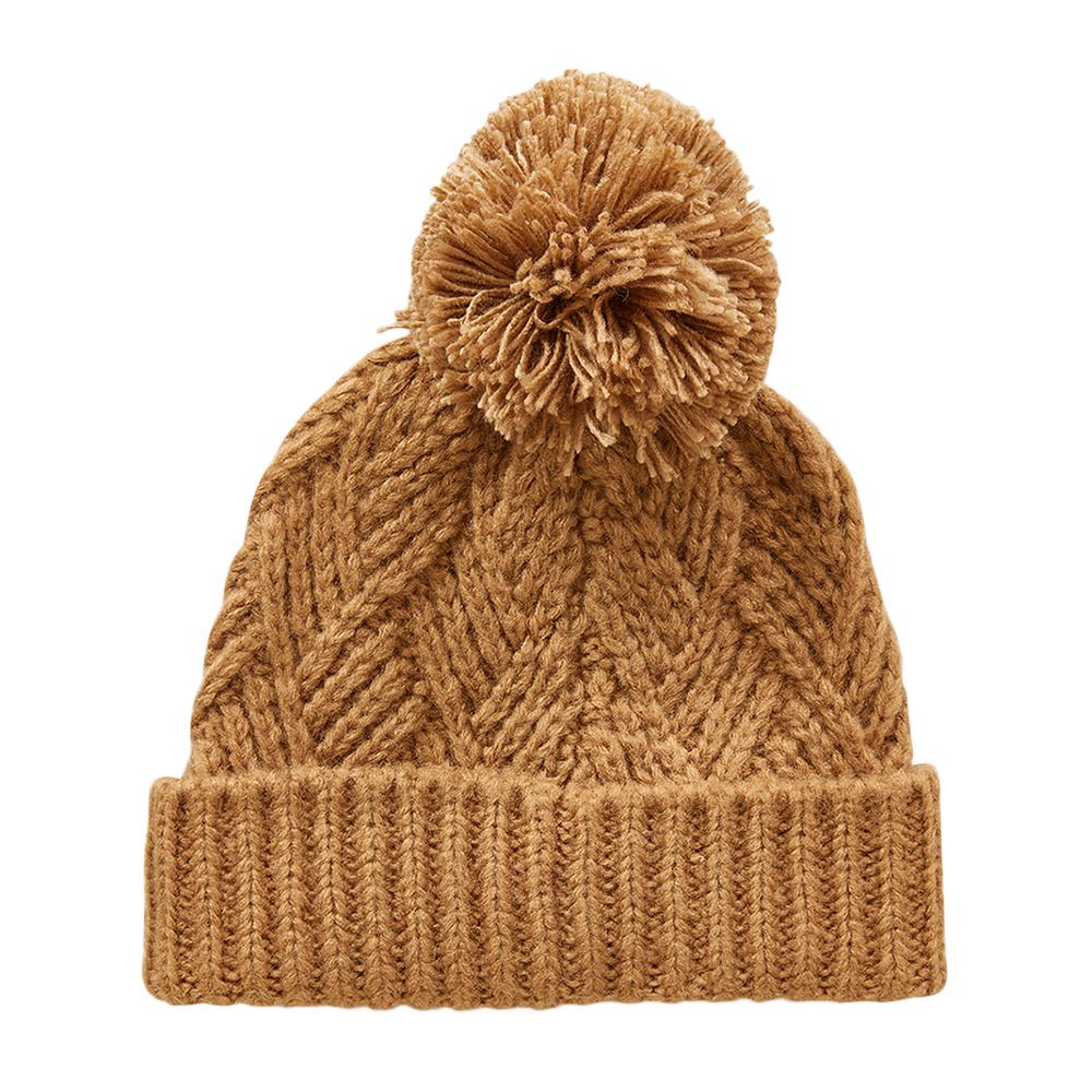 Rip Curl GROUNDSWELL POM-POM - Bonnet Femme sand