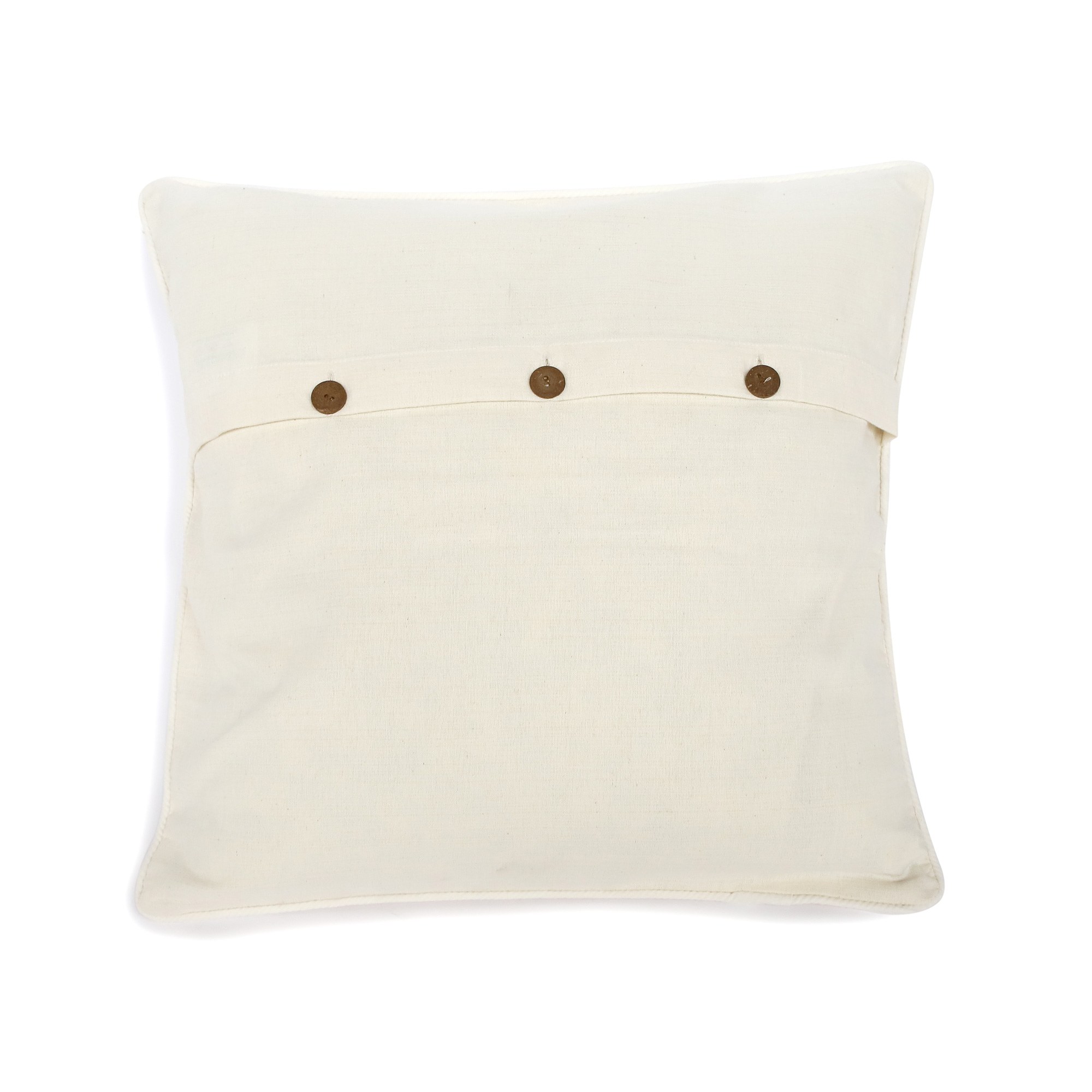 Kissenhülle, naturweiß, beige, L 50 cm, B 50 cm von fischer's lagerhaus