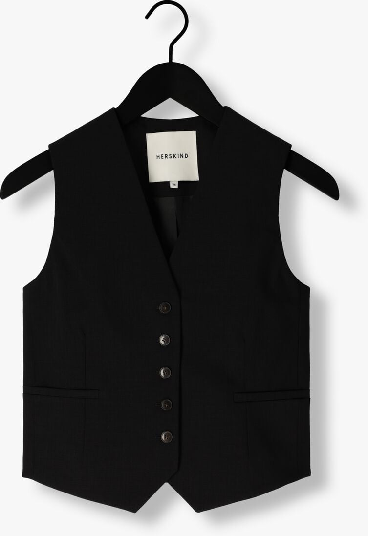 zwarte herskind gilet mister vest