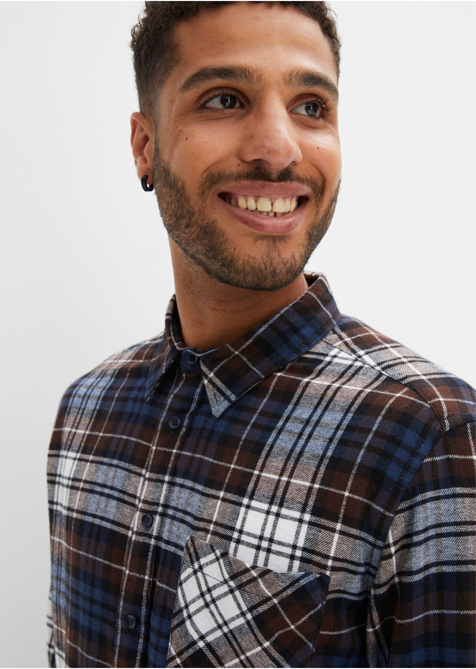 Chemise manches longues en flanelle