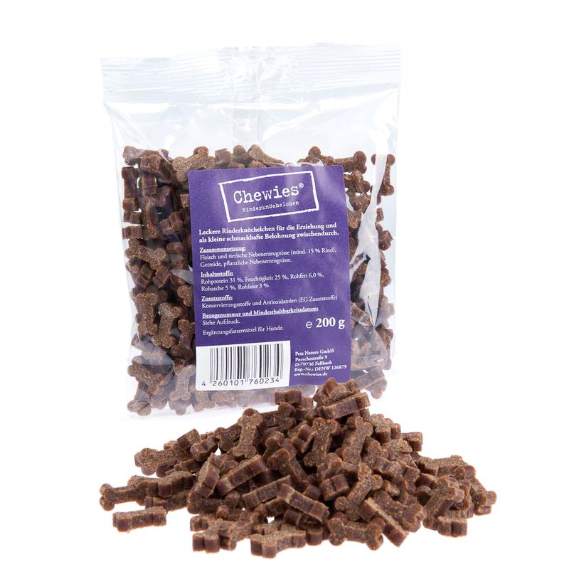 Lot 4 saveurs Chewies 4 x 200 g