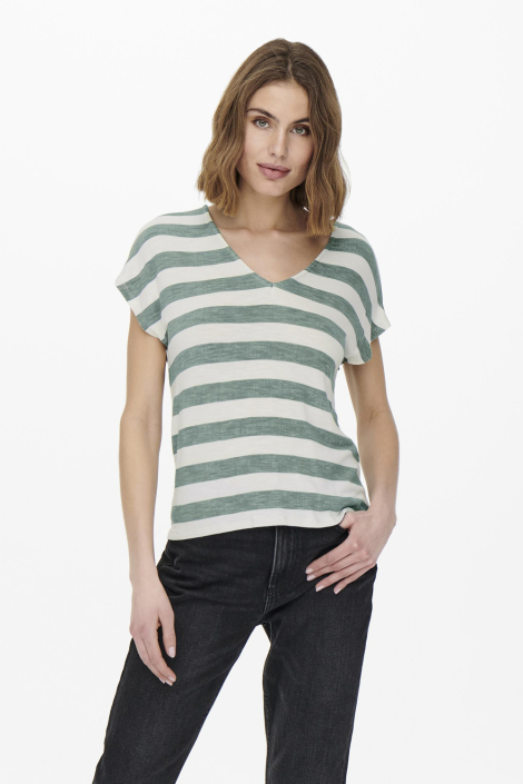 Only groene dames t-shirt