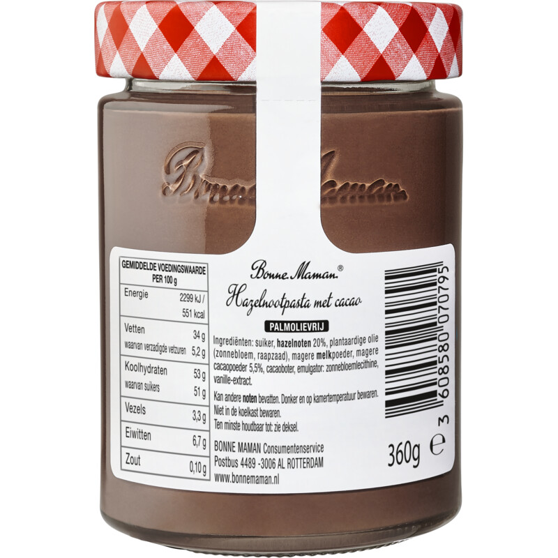 Bonne Maman Hazelnootpasta