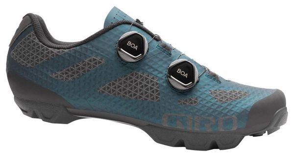 Chaussures VTT Giro Sector Bleu Harbor Anodisé