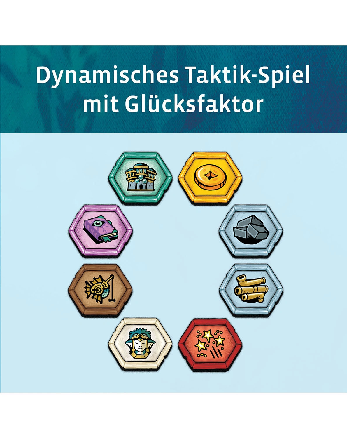 Gesellschaftsspiel PACIFICA - DIE STADT AM MEERESGRUND in bunt
