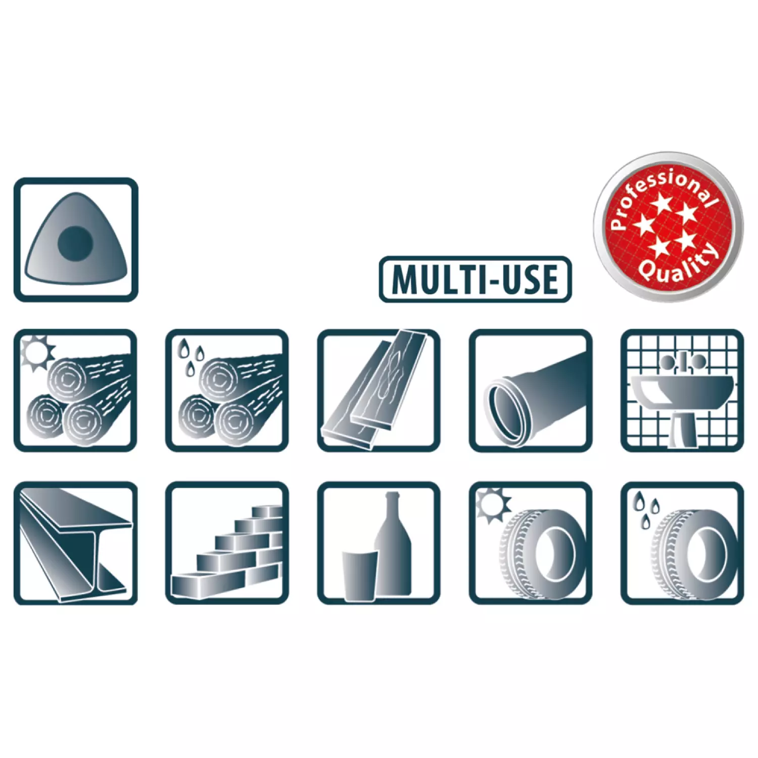 Pica 545/24 Classic Universeel potlood - 230mm - Grafiet (10st.)