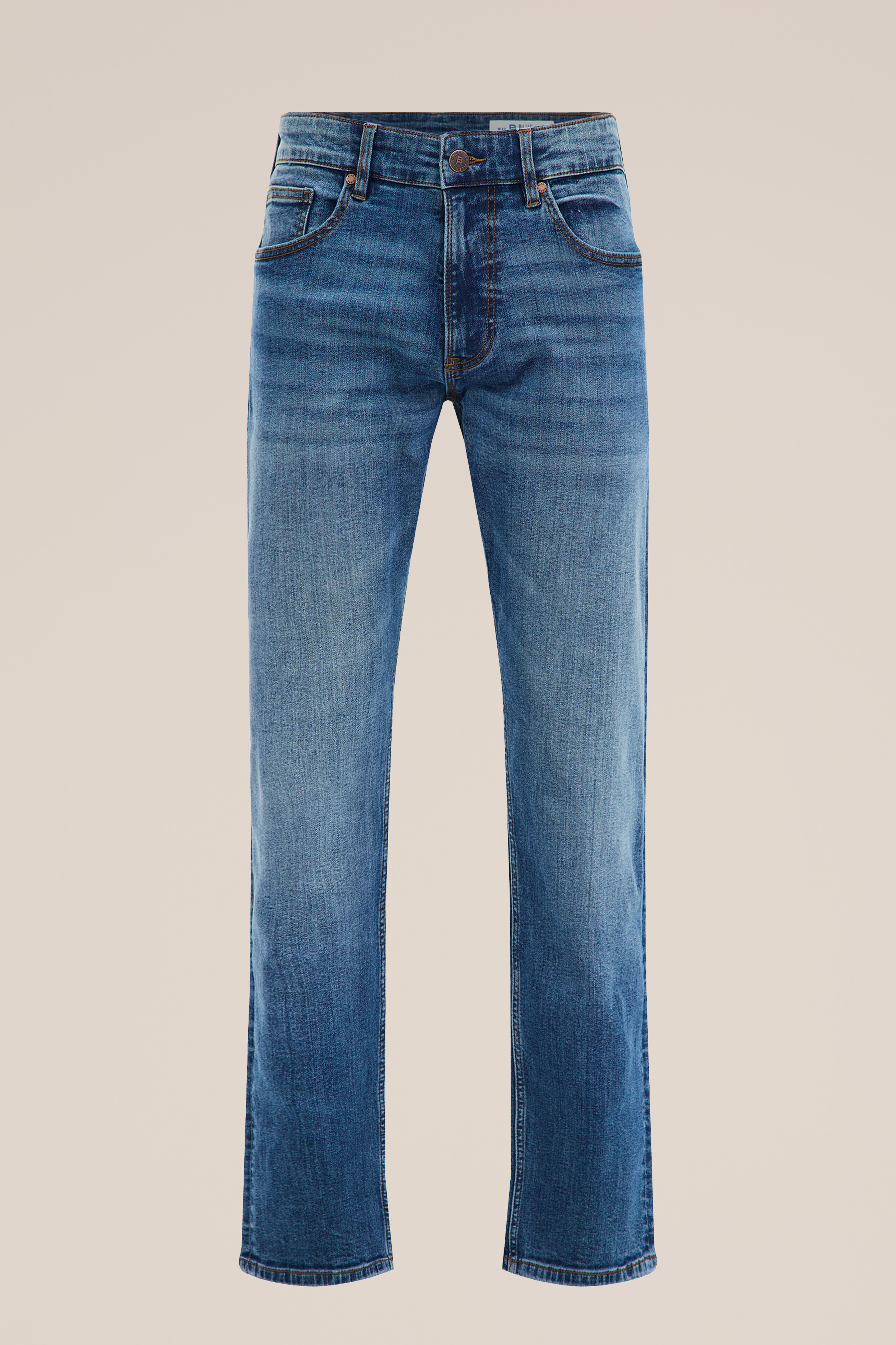 regular fit jeans met medium stretch Blue Ridge Blauw