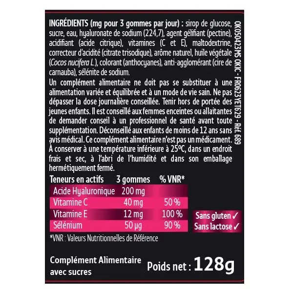 Forté Pharma Expert Hyaluronic Intense Gummies Acide Hyaluronique 45 gummies