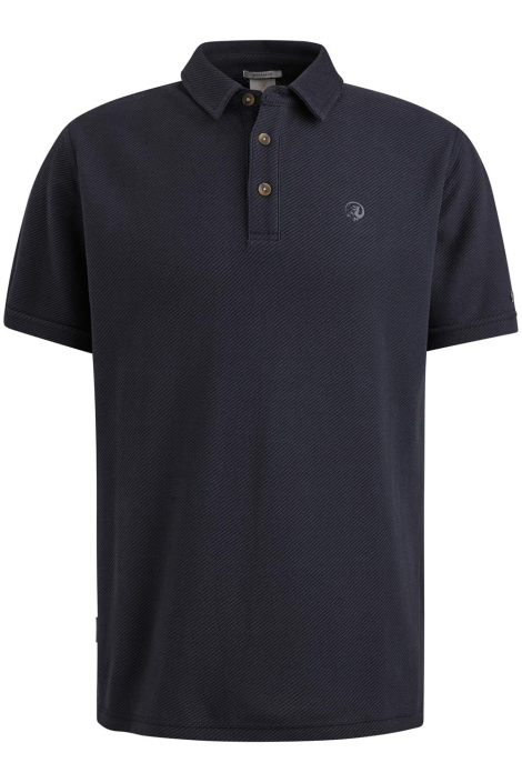 Cast Iron blauwe heren polo