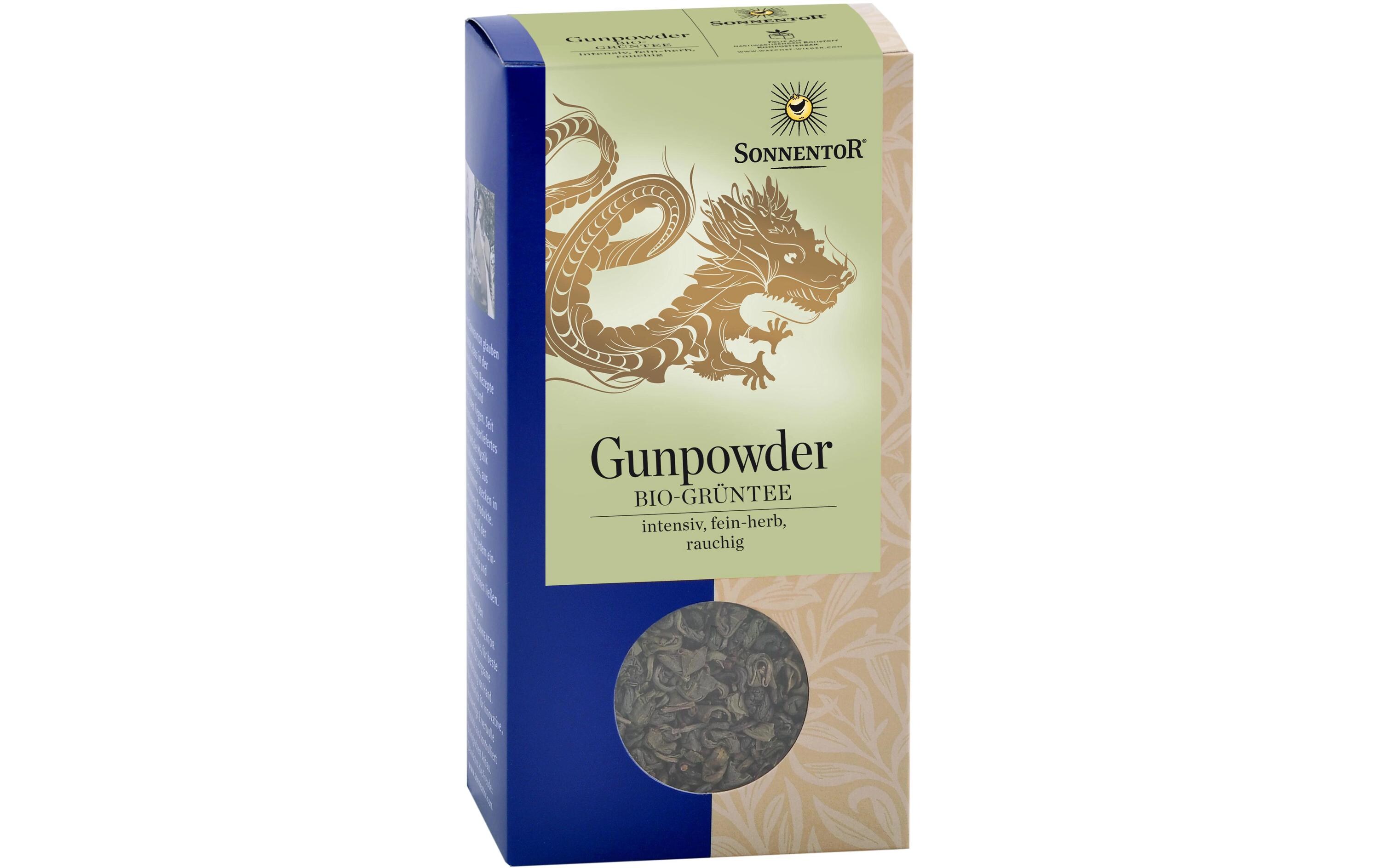 Teeblätter Gunpowder Bio-Grüntee 100 gKräftiger Grüntee