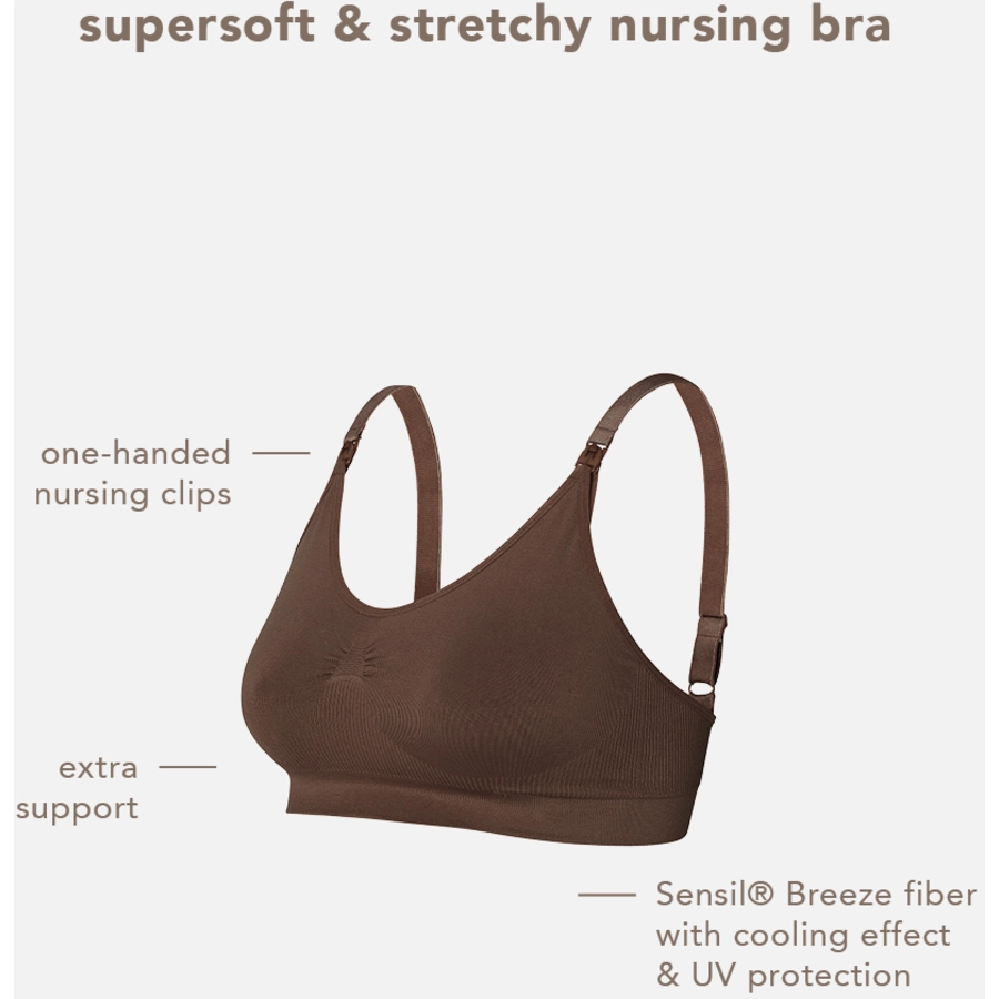 Noppies Nahtloser Still-BH Hura Sensil® Breeze Coffee Bean