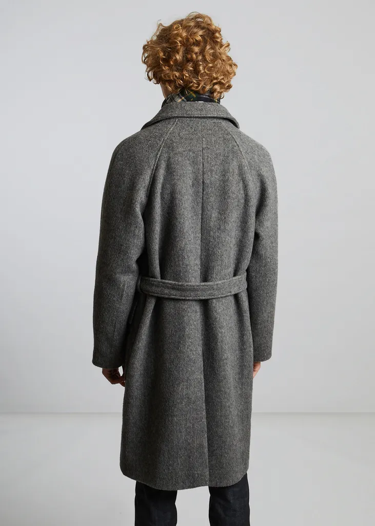Pardessus oversize en laine fabriqué en France L'Exception Paris