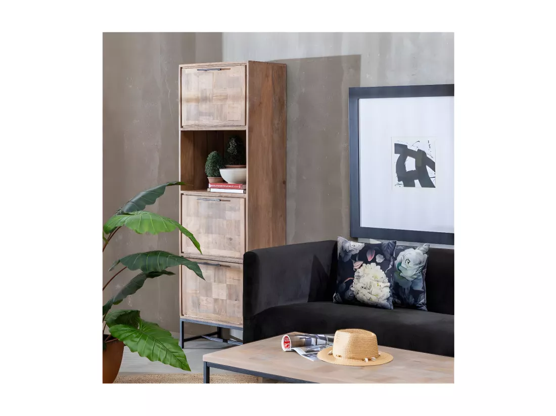 Meuble Bar 4 niveaux style industriel - FIRMIN