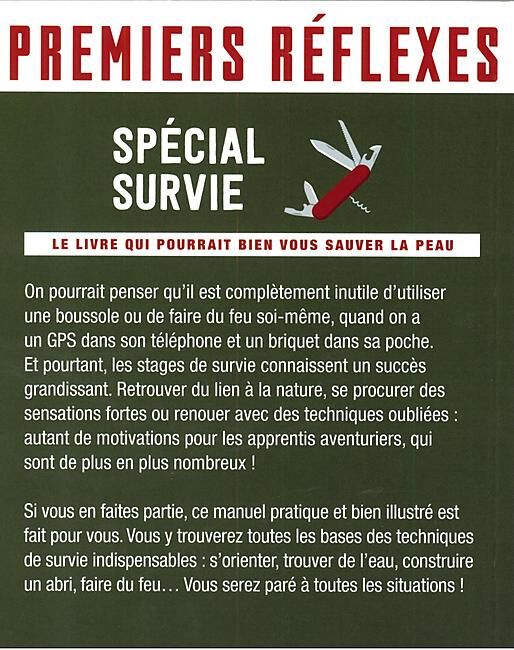 VAGNON - PREMIERS REFLEXES SPECIAL SURVIE