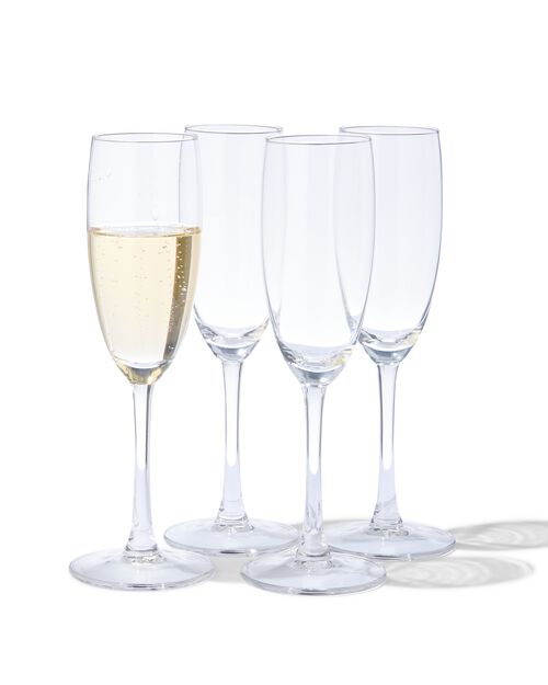 4 verres à champagne 190ml