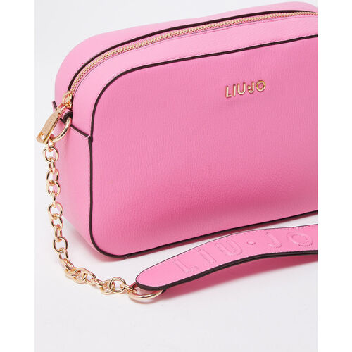 Liu Jo - Bandolera con logotipo Rosa