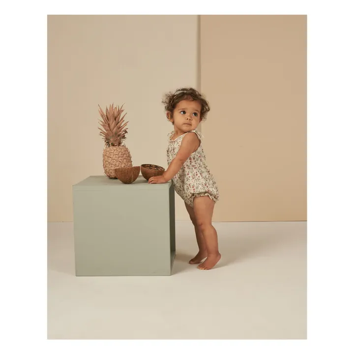 Rylee + Cru Barboteuse Fleurie | Ecru