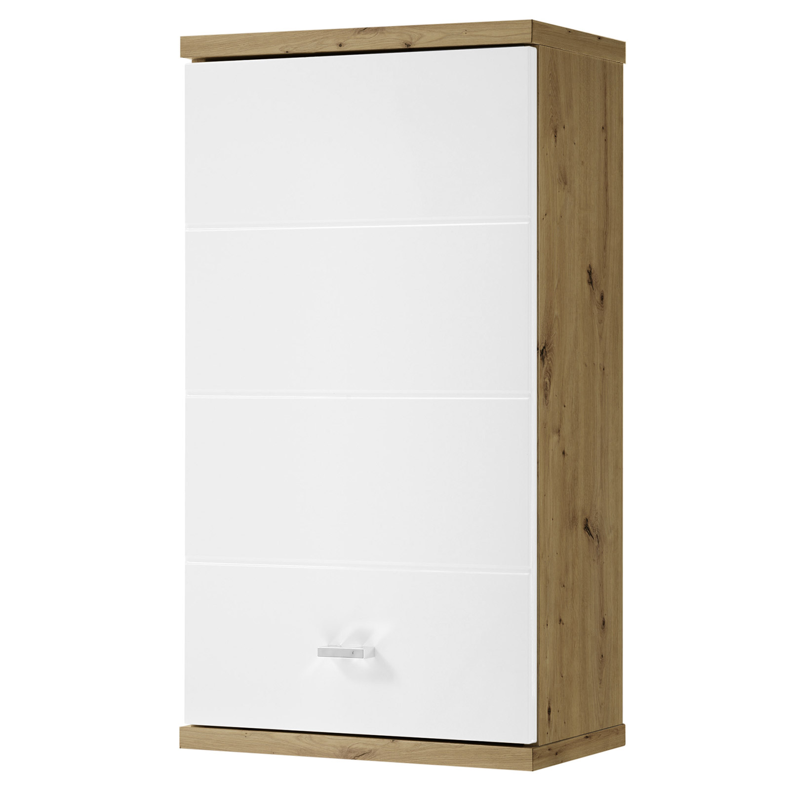 Hängeschrank - weiß - Artisan Eiche - 38 cm