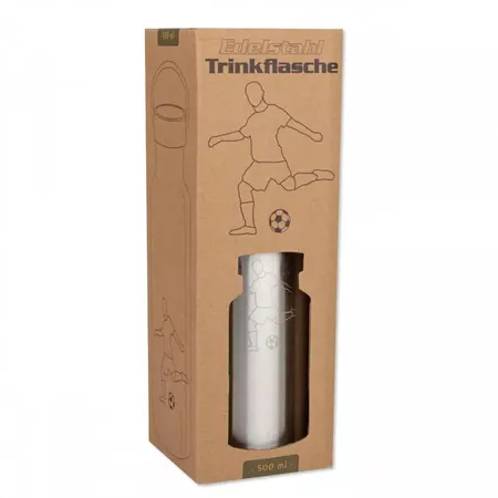 Lutz Mauder TapirElla Edelstahl Trinkflasche Fußball, 500 ml